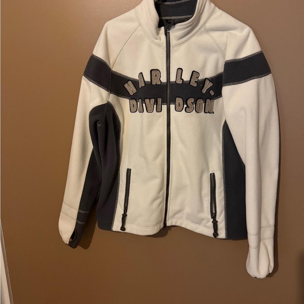 Harley-Davidson Women's Black and White Utility Jacket